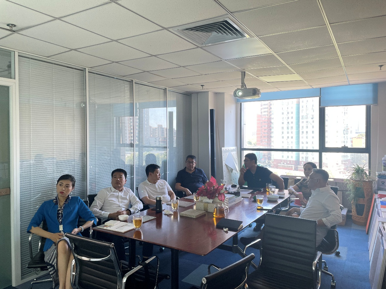 公司業(yè)務(wù)交流資訊---多功能微孔巖板項(xiàng)目團(tuán)隊(duì)到訪